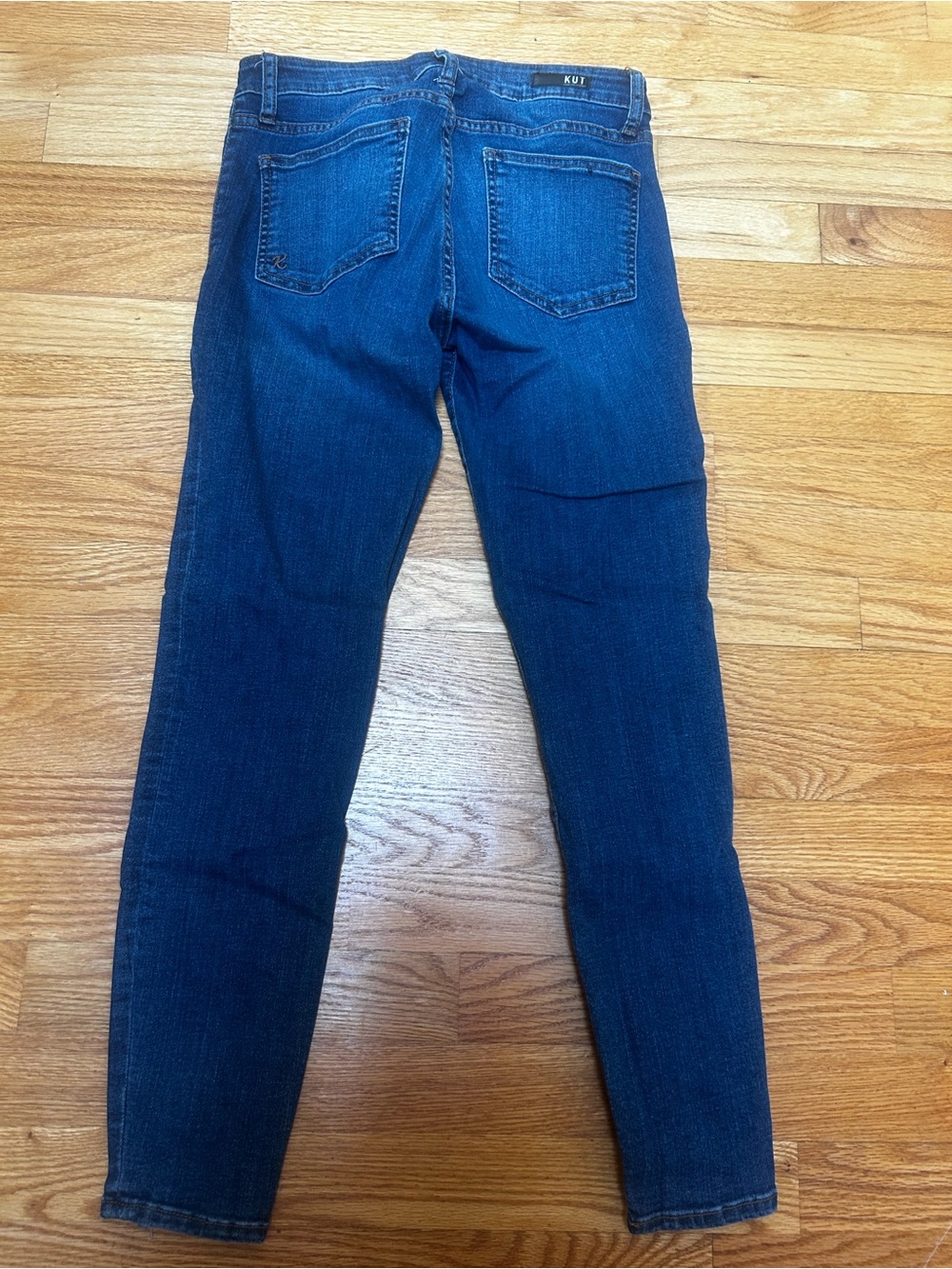 Kut from the Kloth Blue Skinny Zip-Pocket Jeans - Picture 4 of 4